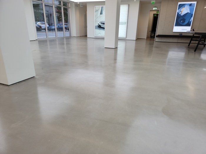 Adding an overlay to your polished concrete floors – G & R Concrete Designs